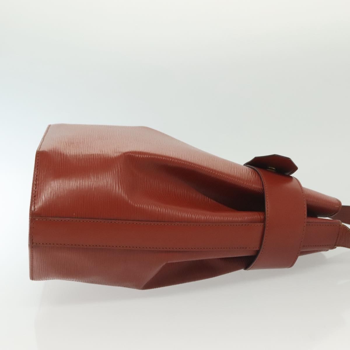 Louis Vuitton Vintage Sac D'epaule Handbag Epi Leather Brown Leather Bag (Pre-Owned)