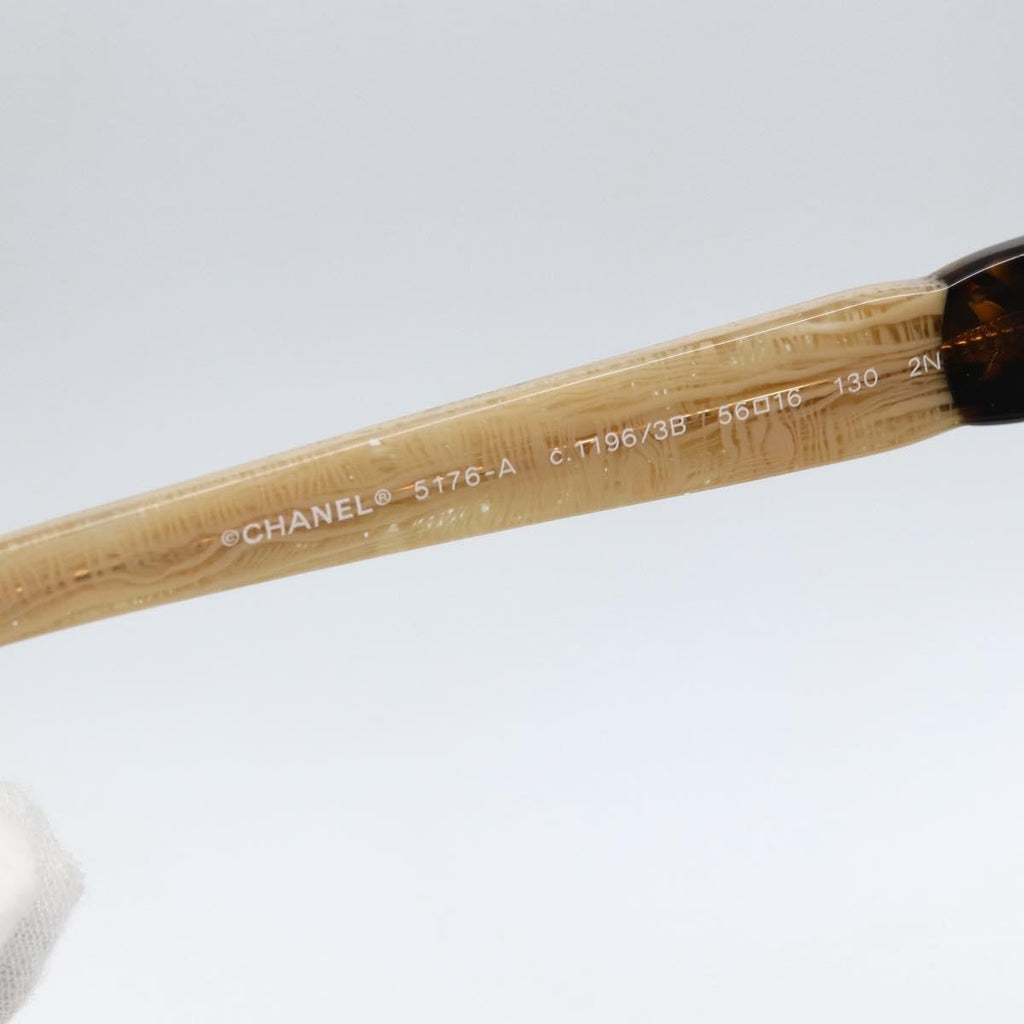 Chanel Logo Cc Sunglasses Plastic Beige Plastic Sunglasse Accessory (Pre-Owned)