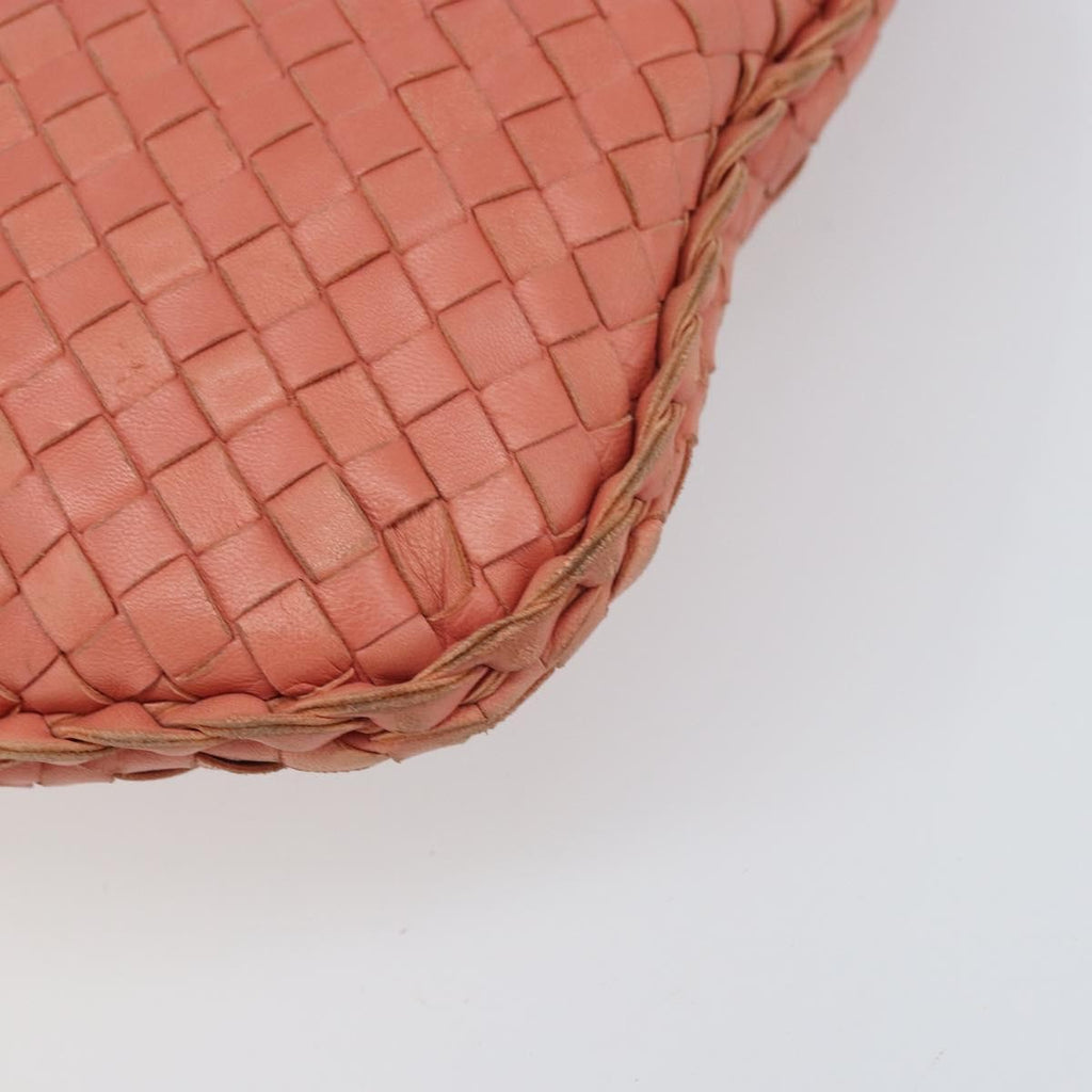Bottega Veneta Veneta Hobo Intrecciato Nappa Pink Leather Handbag (Pre-Owned)