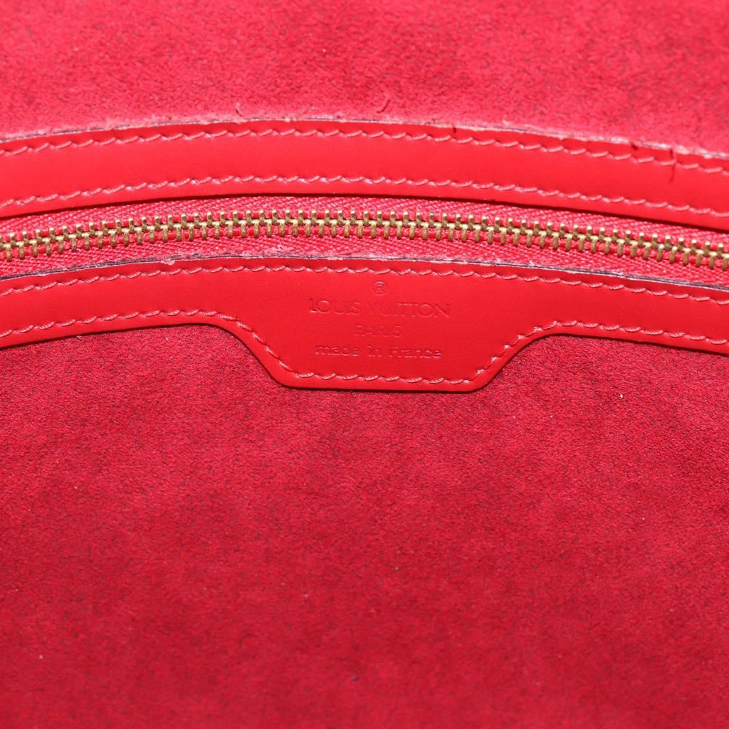 Louis Vuitton Lussac Handbag Epi Leather Red Leather Shoulder Bag Bag (Pre-Owned)