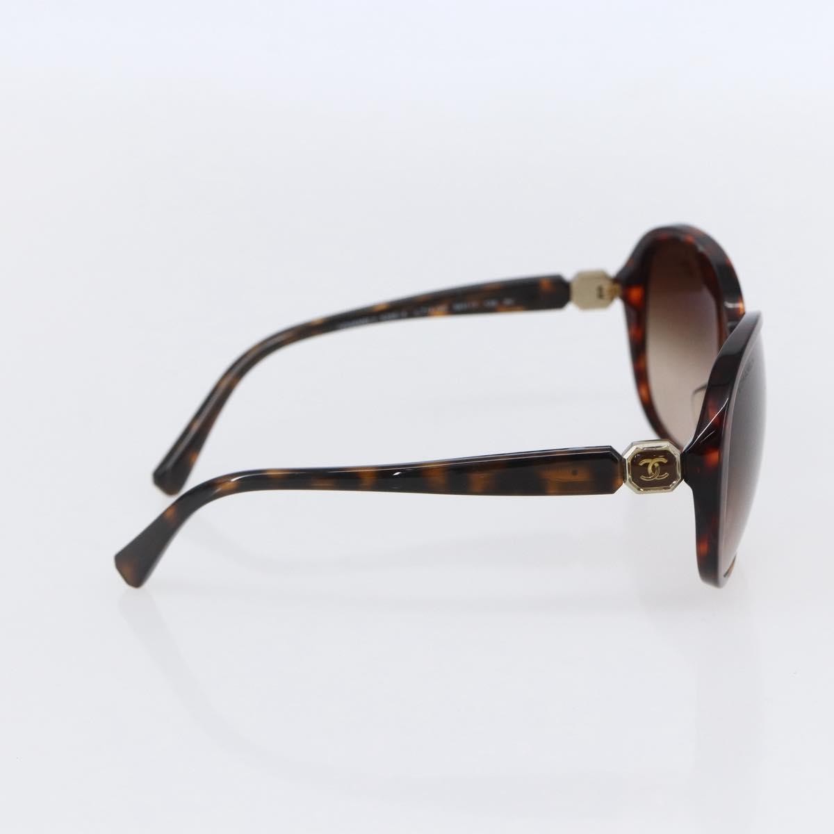 Chanel Chanel Logo Sunglasses Eye Wear Plastic Brown Plastic Sunglasse Accessory (Pre-Owned)