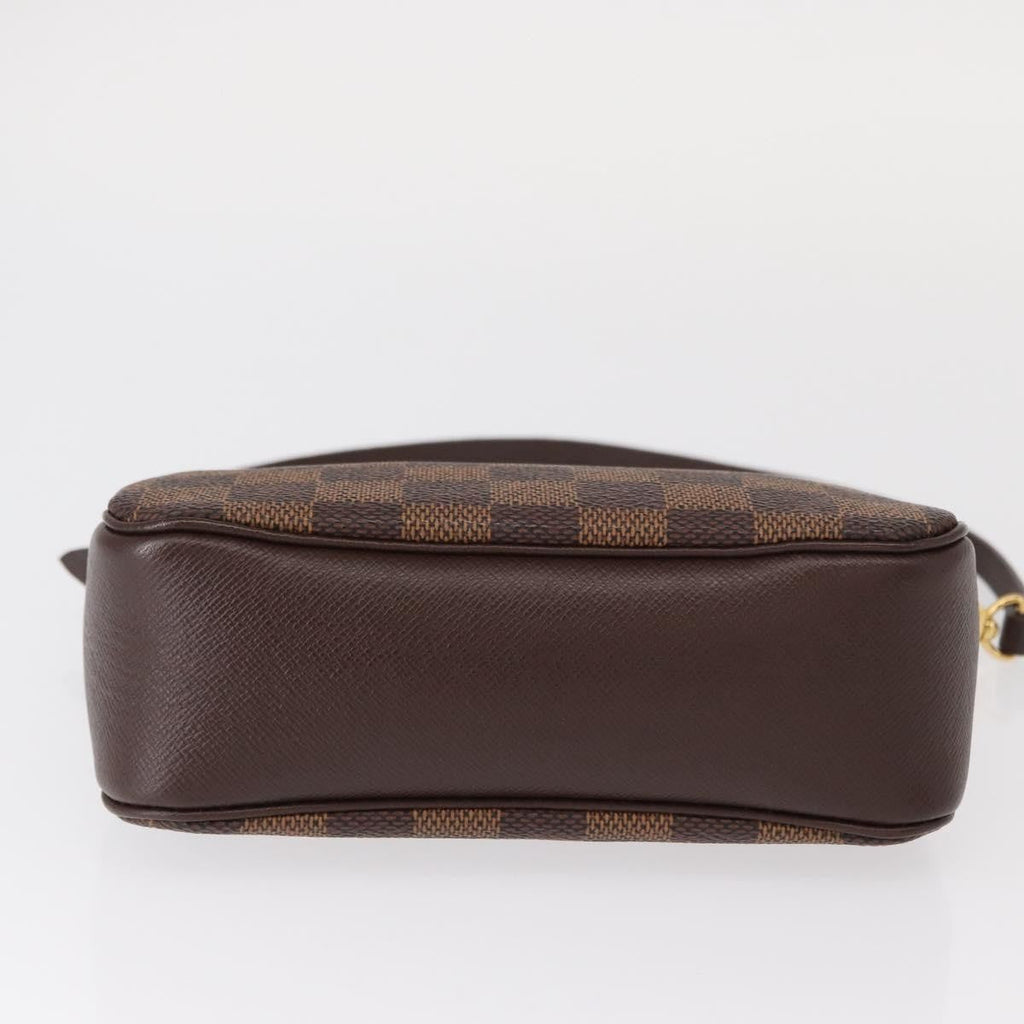 Louis Vuitton Trousse Make Up Bag Damier Canvas Brown Canvas Clutche & Pouche Bag (Pre-Owned)