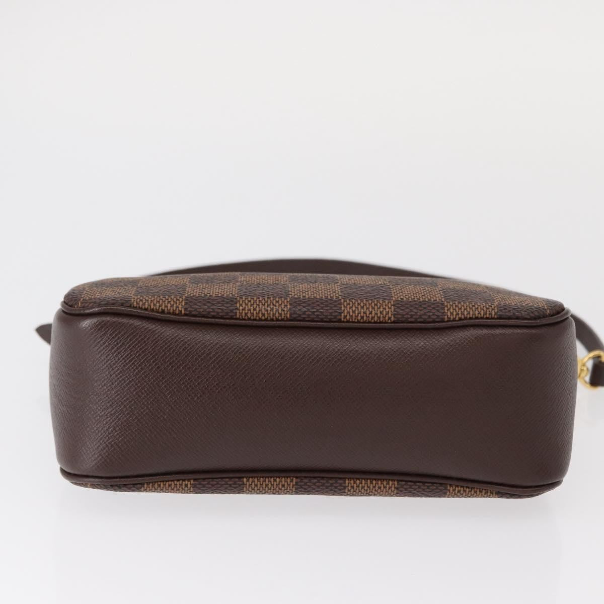 Louis Vuitton Trousse Make Up Bag Damier Canvas Brown Canvas Clutche & Pouche Bag (Pre-Owned)