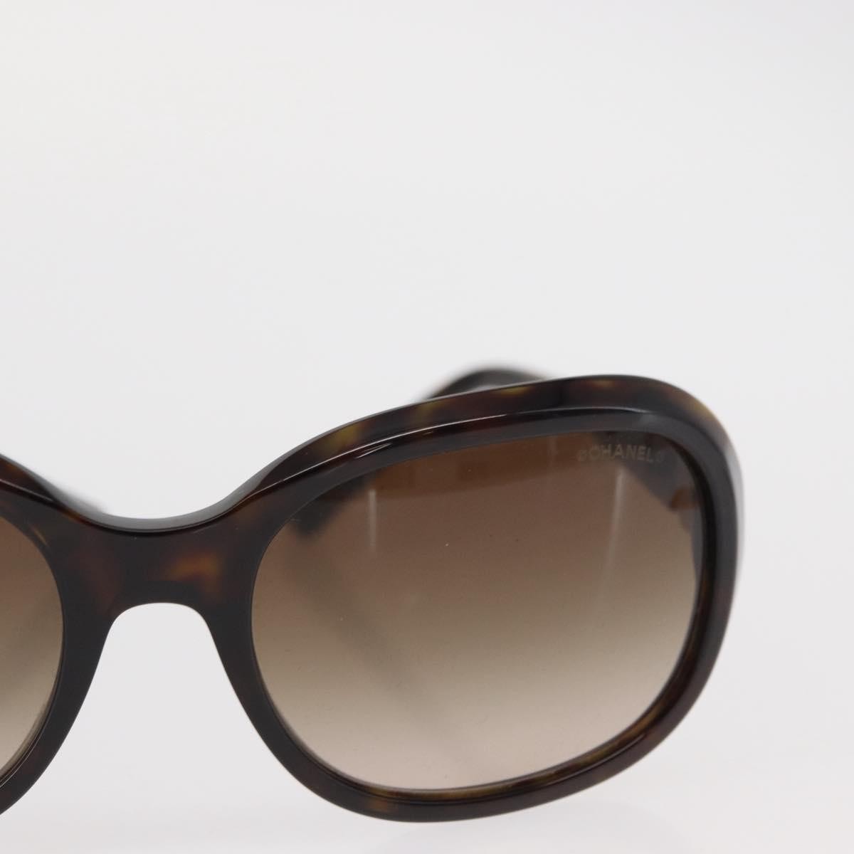 Chanel Logo Cc Sunglasses Plastic Brown Plastic Sunglasse Accessory (Pre-Owned)