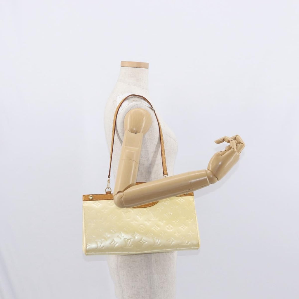 Louis Vuitton Roxbury Drive Handbag Monogram Vernis Yellow Patent_Leather Handbag (Pre-Owned)