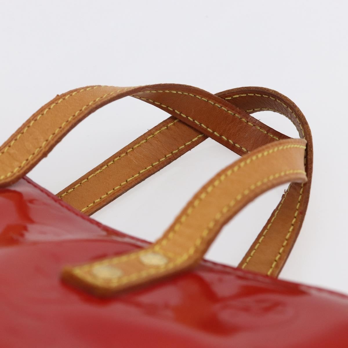 Louis Vuitton Reade Handbag Monogram Vernis Red Patent_Leather Handbag (Pre-Owned)