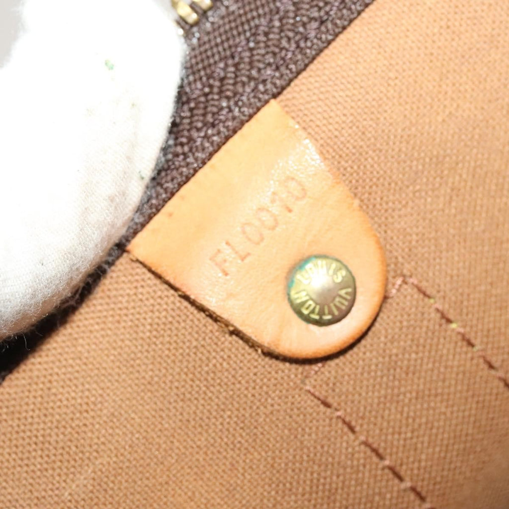 Louis Vuitton Keepall Bag Monogram Canvas Brown Canvas Travel Bag Bag (Pre-Owned)