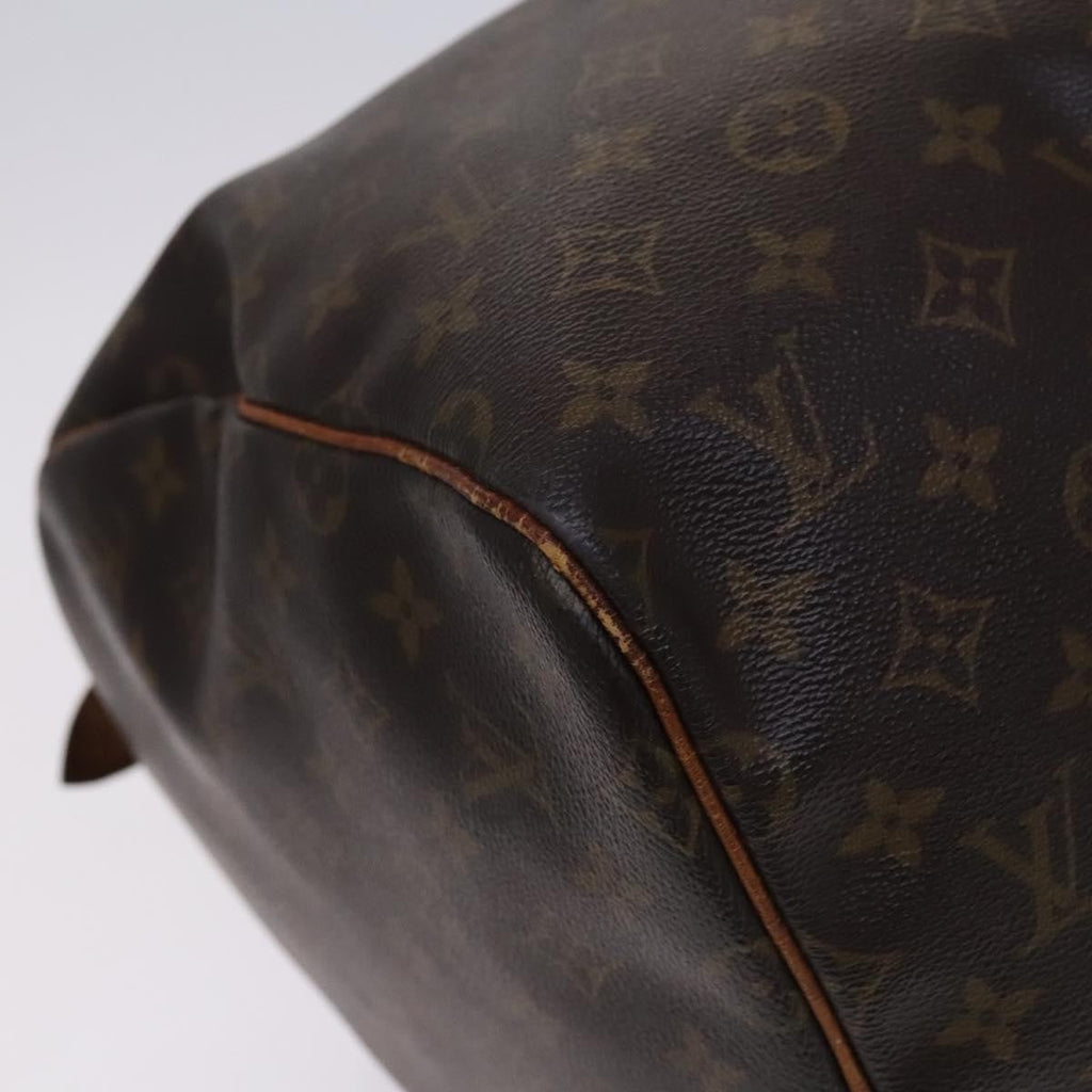 Louis Vuitton Keepall Bag Monogram Canvas Brown Canvas Travel Bag Bag (Pre-Owned)