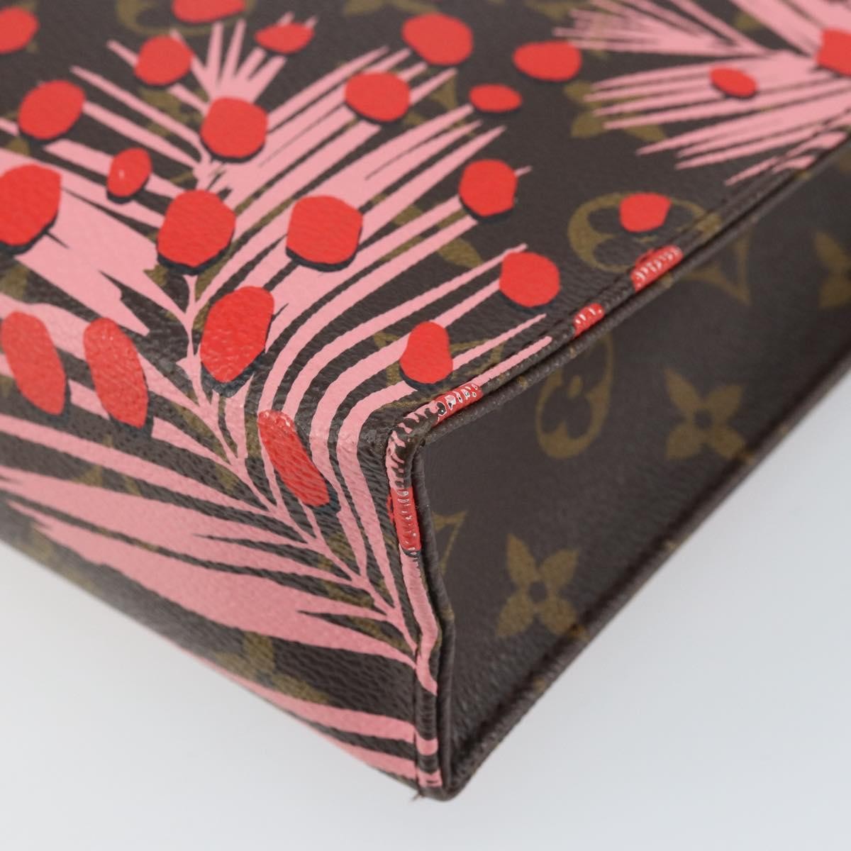Louis Vuitton Toiletry Pouch Limited Edition Monogram Jungle Dots Red Canvas Clutche & Pouche Bag (Pre-Owned)