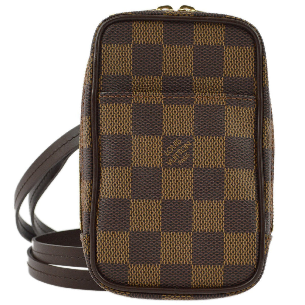 Louis Vuitton Etui Okapi Camera Case Damier Brown Canvas Clutche & Pouche Bag (Pre-Owned)