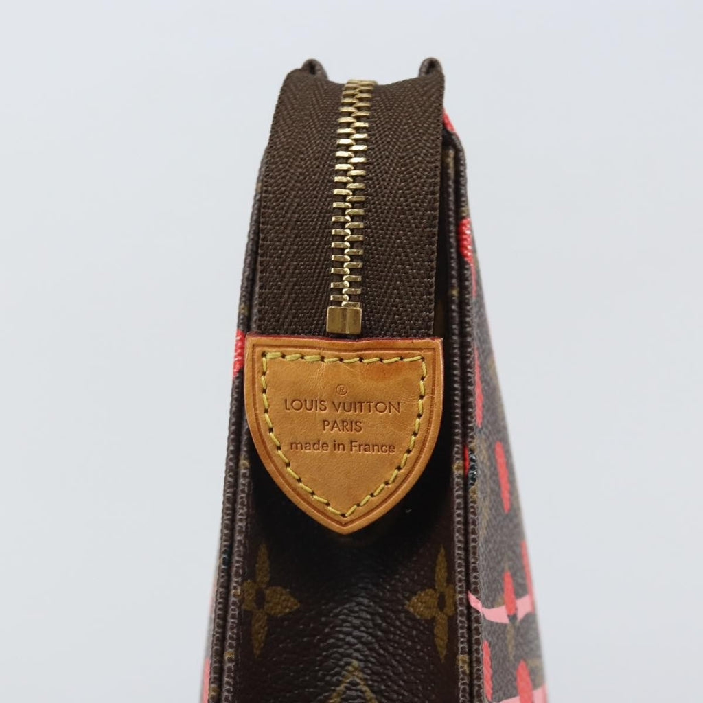 Louis Vuitton Toiletry Pouch Limited Edition Monogram Jungle Dots Red Canvas Clutche & Pouche Bag (Pre-Owned)