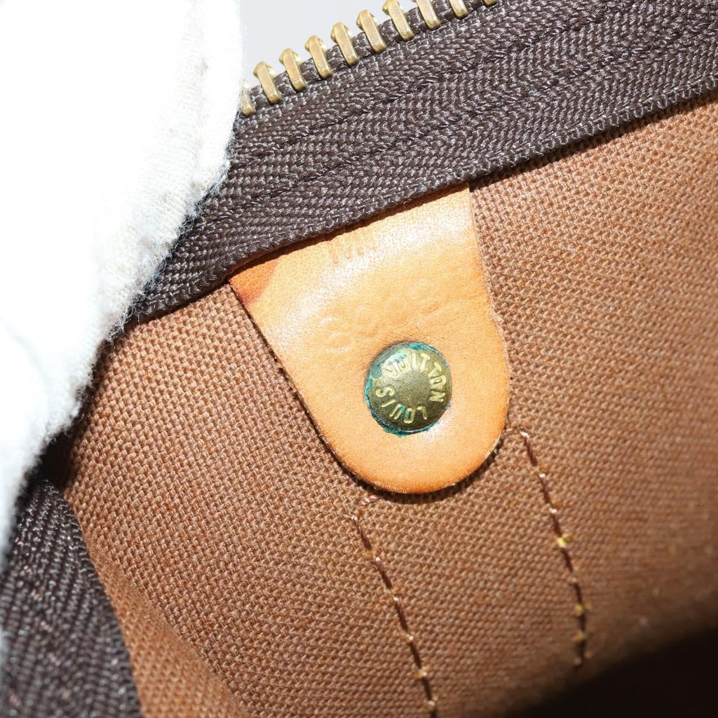 Louis Vuitton Keepall Bag Monogram Canvas Brown Canvas Travel Bag Bag (Pre-Owned)