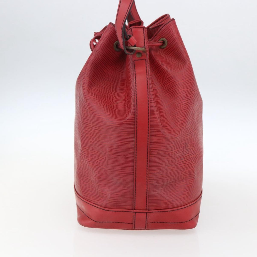 Louis Vuitton Petit Noe Nm Handbag Epi Leather Red Leather Shoulder Bag Bag (Pre-Owned)