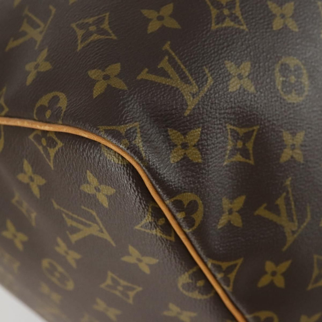 Louis Vuitton Keepall Bag Monogram Canvas Brown Canvas Travel Bag Bag (Pre-Owned)