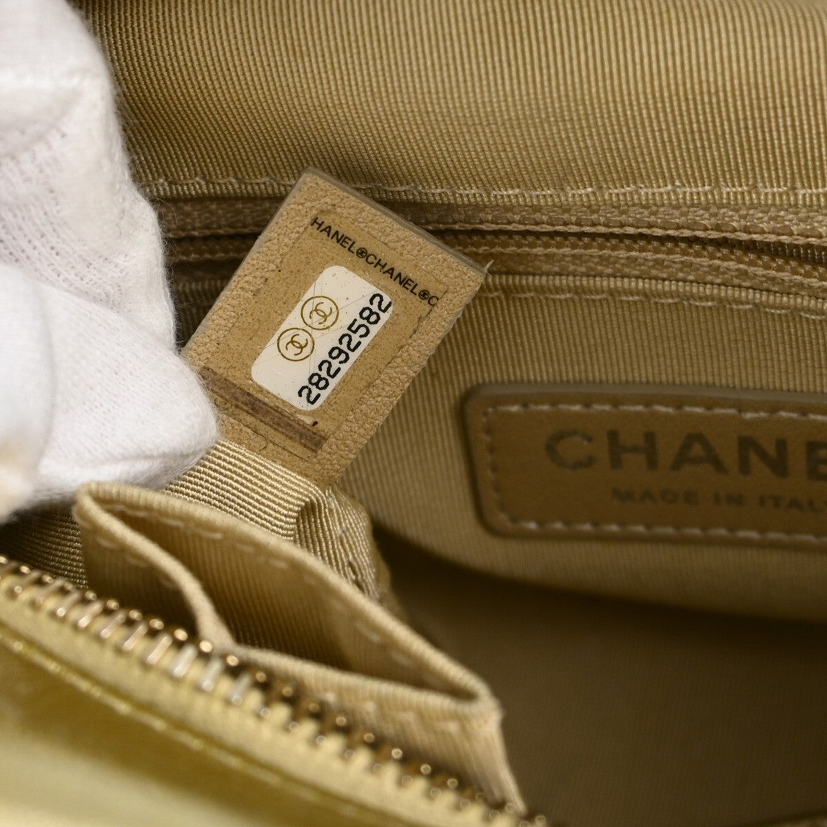 Chanel Gabrielle Hobo Quilted Metallic Aged Calfskin Gold Leather Shoulder Bag Bag (Pre-Owned)
