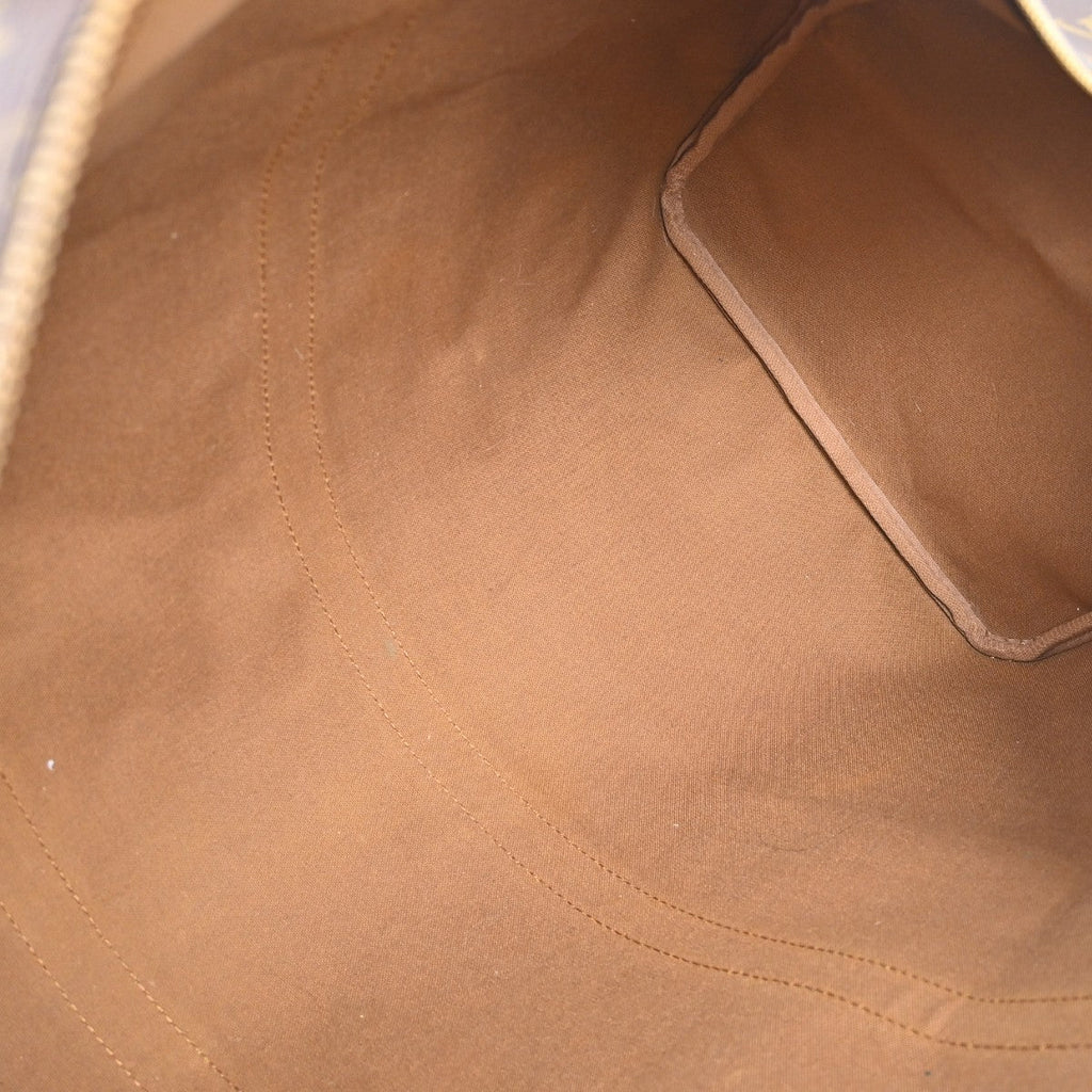 Louis Vuitton Keepall Bag Monogram Canvas Brown Canvas Travel Bag Bag (Pre-Owned)