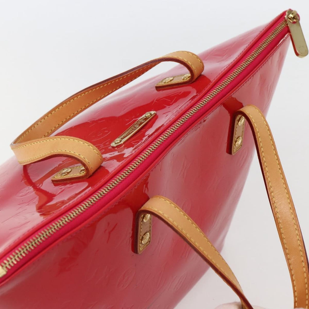 Louis Vuitton Bellevue Handbag Monogram Vernis Pink Patent_Leather Tote Bag Bag (Pre-Owned)