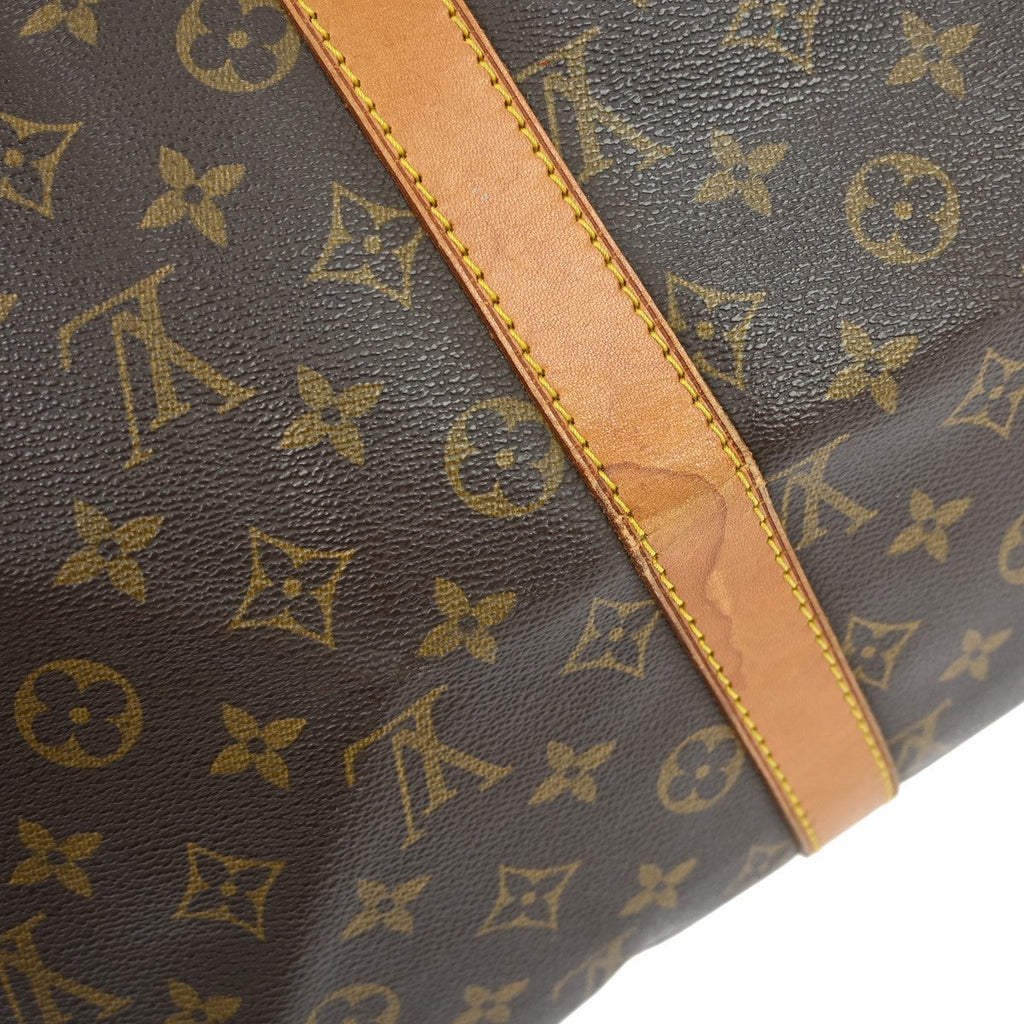 Louis Vuitton Keepall Bag Monogram Canvas Brown Canvas Travel Bag Bag (Pre-Owned)