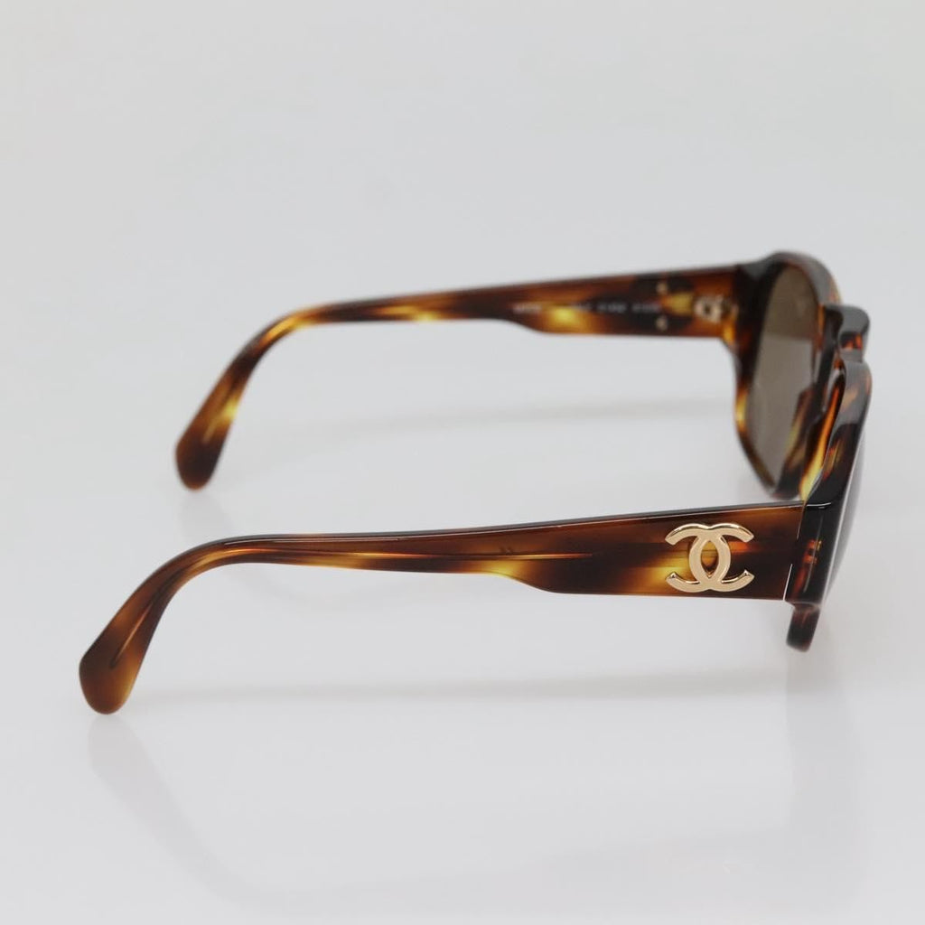 Chanel Logo Cc Sunglasses Plastic Brown Plastic Sunglasse Accessory (Pre-Owned)