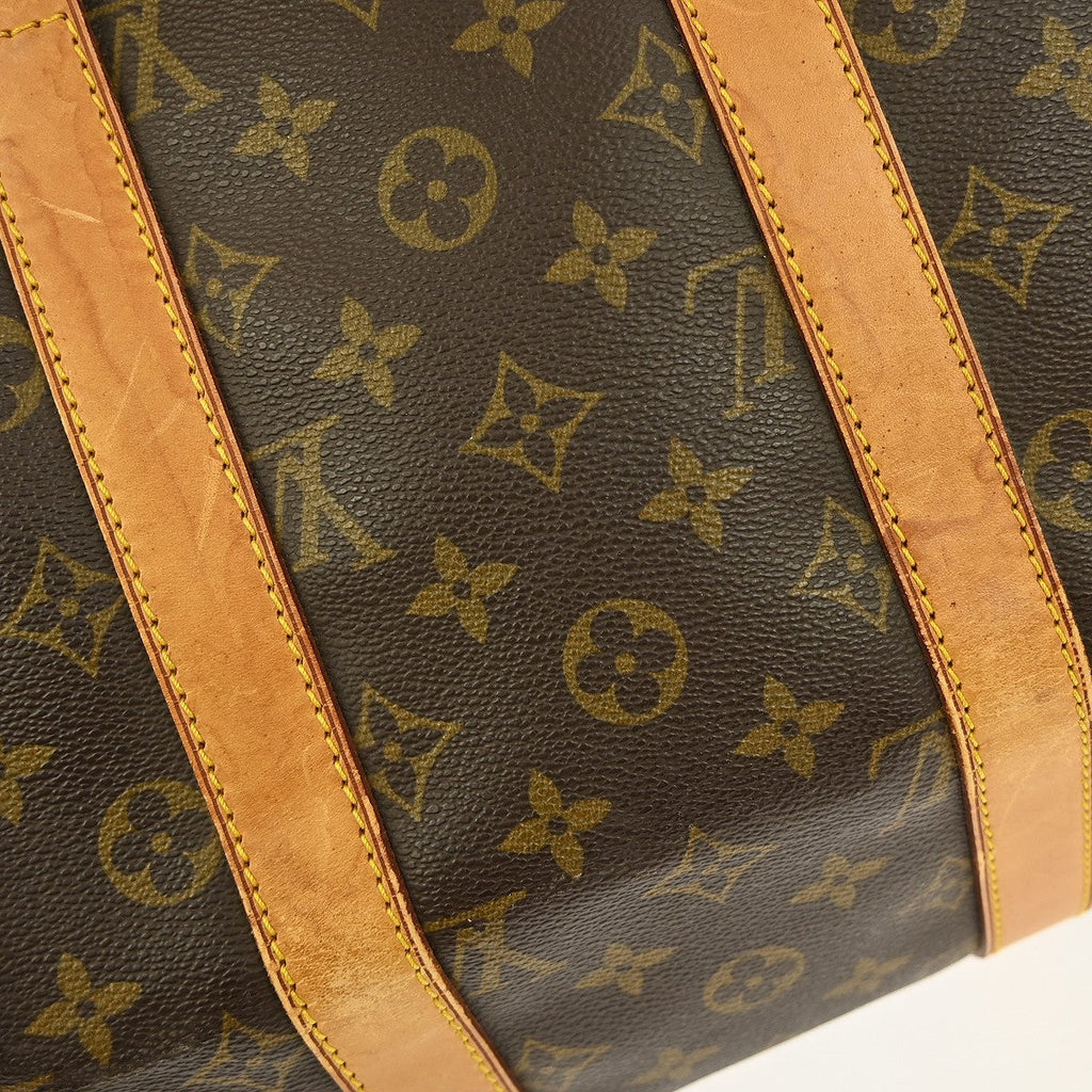 Louis Vuitton Keepall Bag Monogram Canvas Brown Canvas Travel Bag Bag (Pre-Owned)