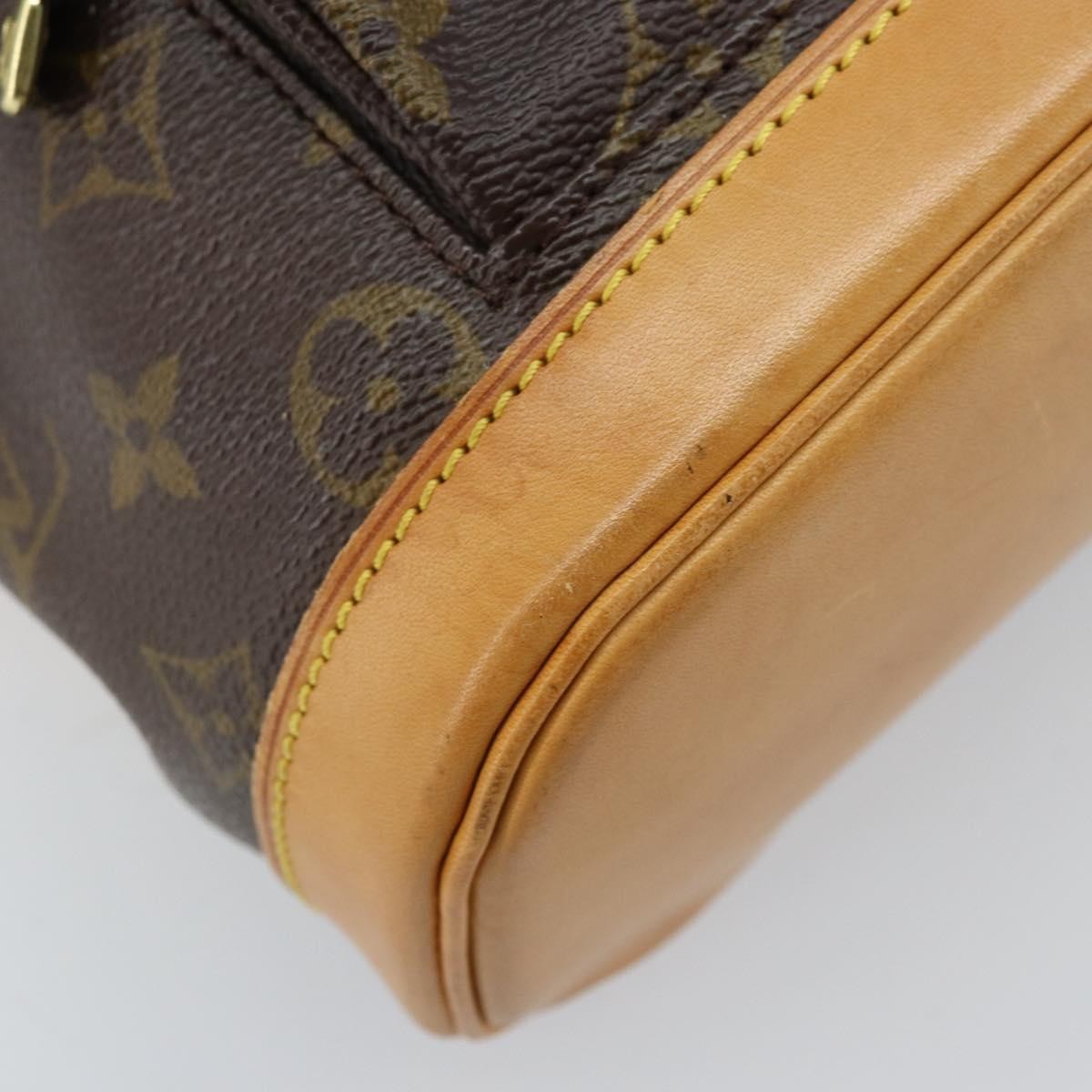 Louis Vuitton Vintage Montsouris Backpack Monogram Canvas Brown Canvas Handbag (Pre-Owned)