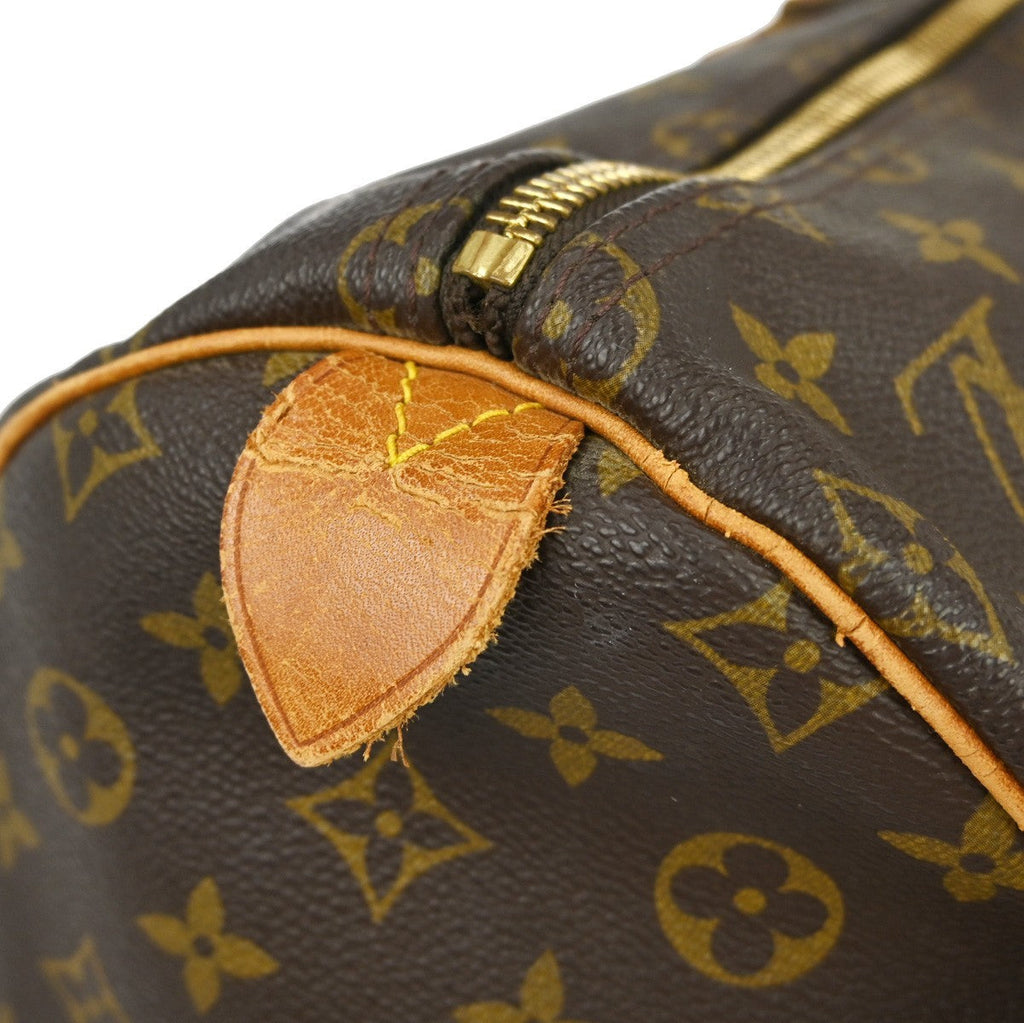 Louis Vuitton Keepall Bag Monogram Canvas Brown Canvas Travel Bag Bag (Pre-Owned)