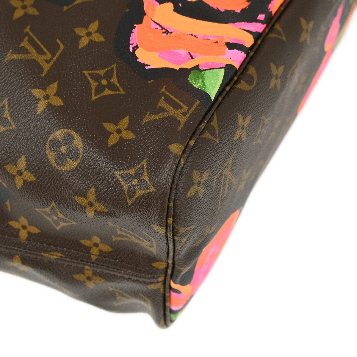 Louis Vuitton Neverfull Nm Tote Limited Edition Printed Canvas Brown Canvas Tote Bag Bag (Pre-Owned)
