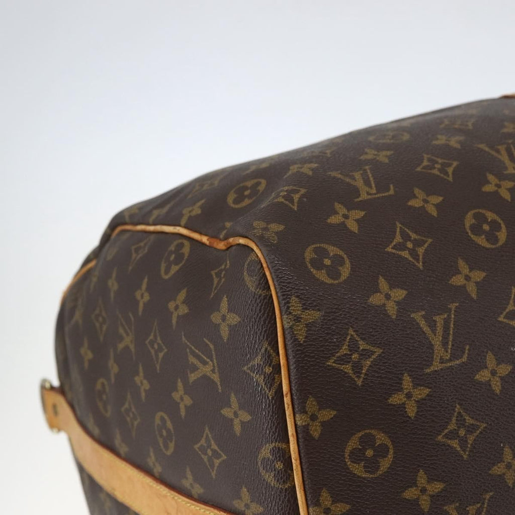 Louis Vuitton Keepall Bag Monogram Canvas Brown Canvas Travel Bag Bag (Pre-Owned)