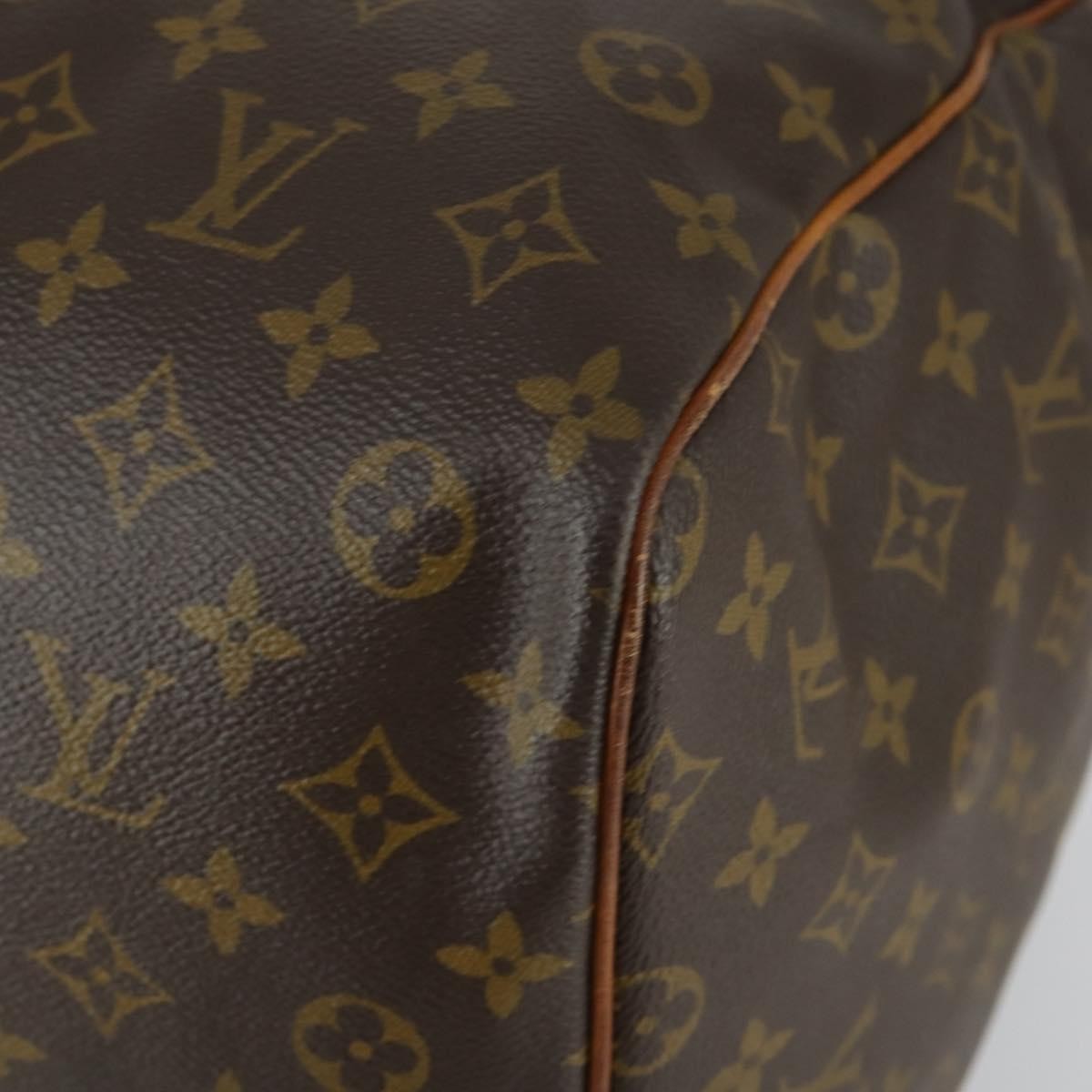 Louis Vuitton Keepall Bag Monogram Canvas Brown Canvas Travel Bag Bag (Pre-Owned)