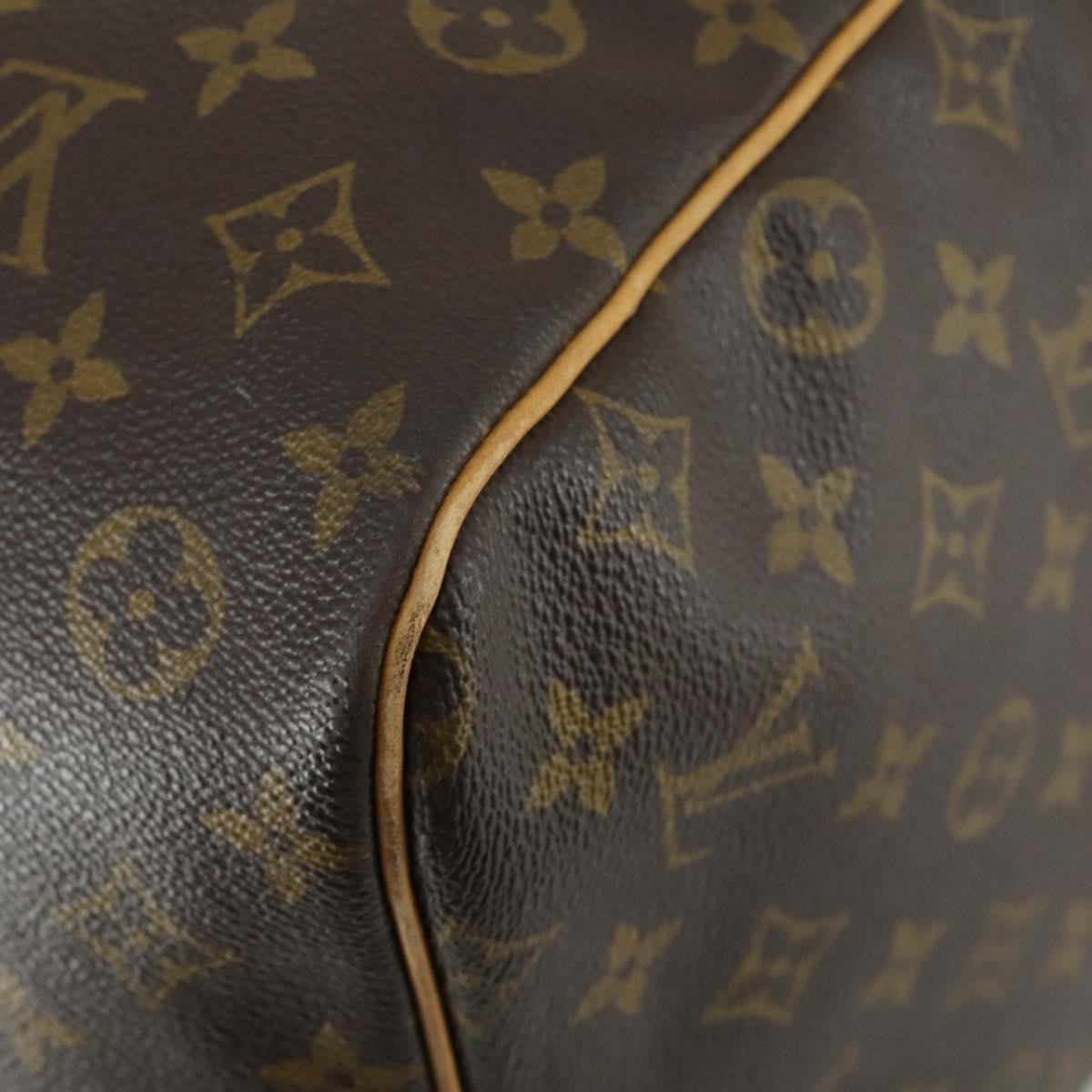 Louis Vuitton Keepall Bag Monogram Canvas Brown Canvas Travel Bag Bag (Pre-Owned)