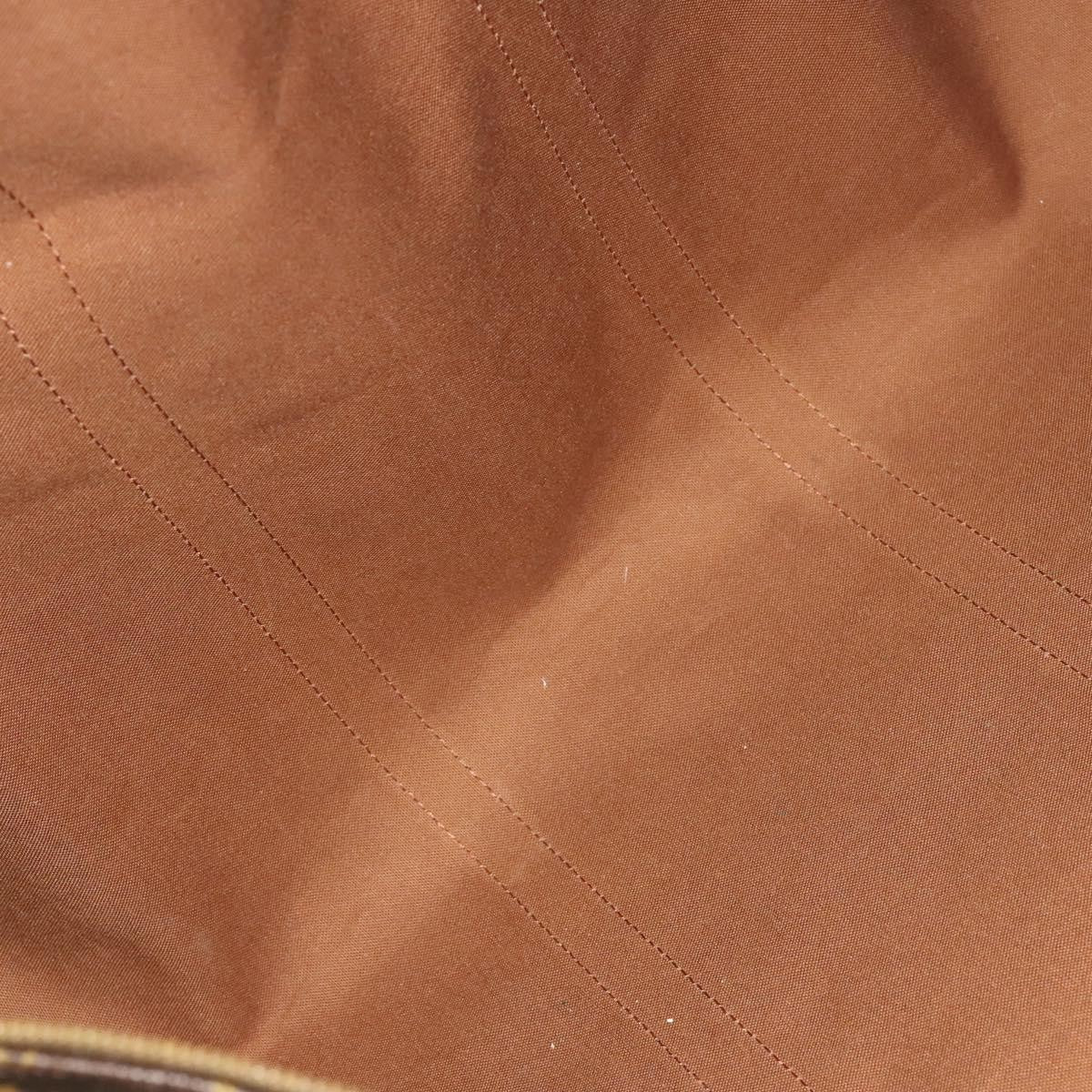 Louis Vuitton Keepall Bag Monogram Canvas Brown Canvas Travel Bag Bag (Pre-Owned)