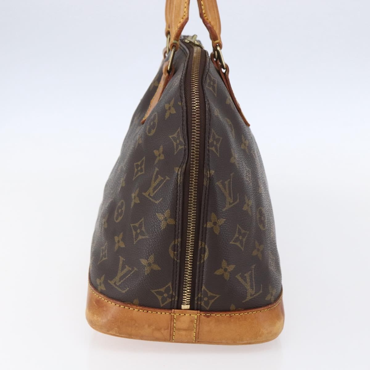 Louis Vuitton Vintage Alma Handbag Monogram Canvas Brown Canvas Handbag (Pre-Owned)