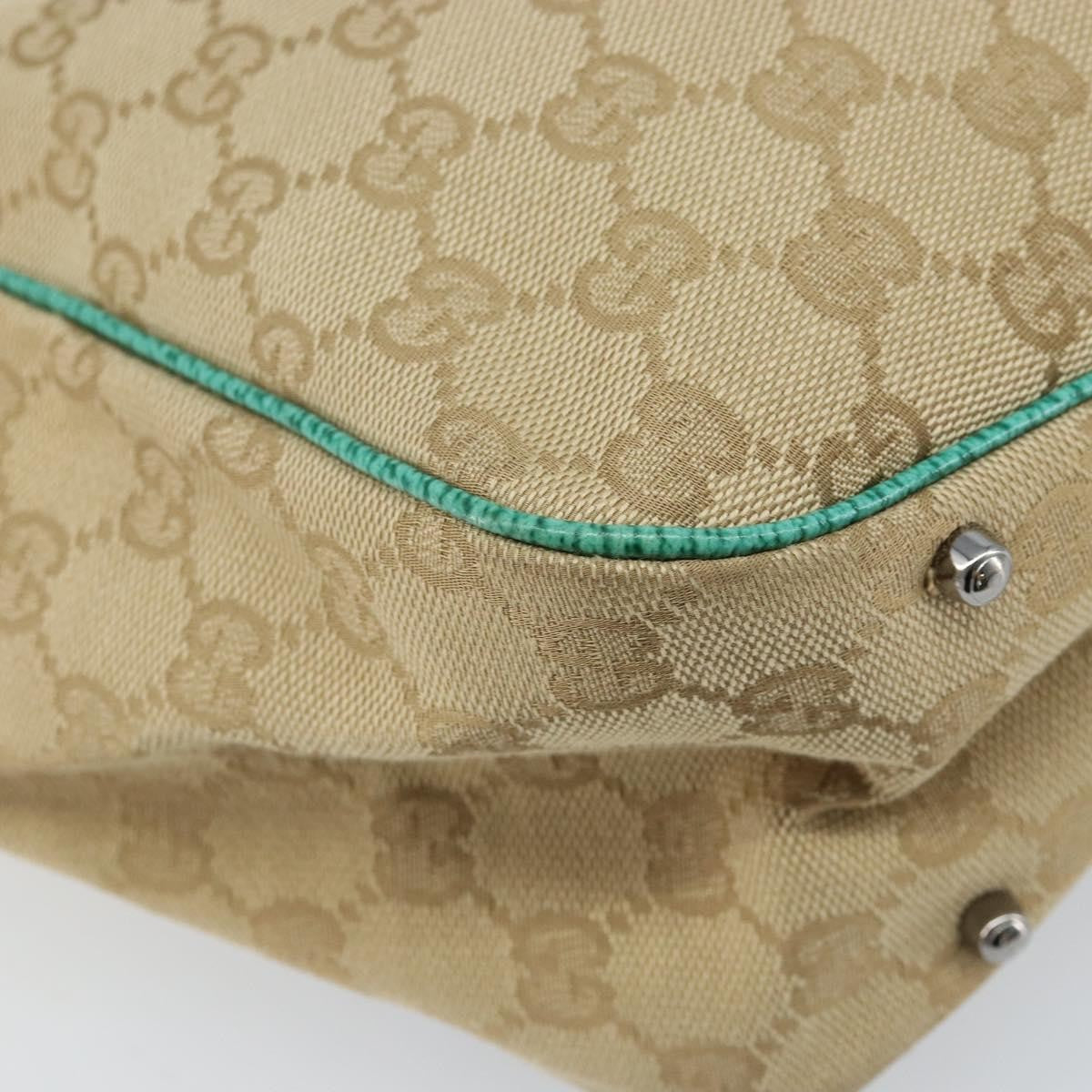 Gucci Vintage Open Tote Gg Canvas Beige Canvas Tote Bag Bag (Pre-Owned)