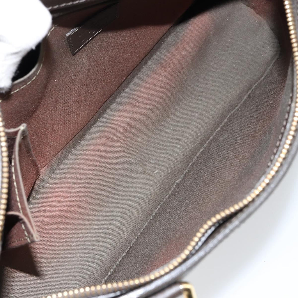 Louis Vuitton Lucille Handbag Mini Lin Khaki Canvas Handbag (Pre-Owned)