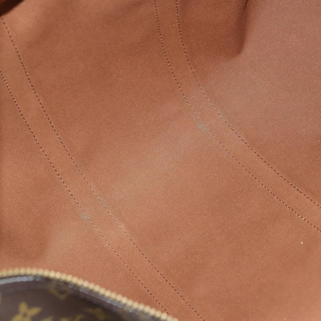 Louis Vuitton Keepall Bag Monogram Canvas Brown Canvas Travel Bag Bag (Pre-Owned)