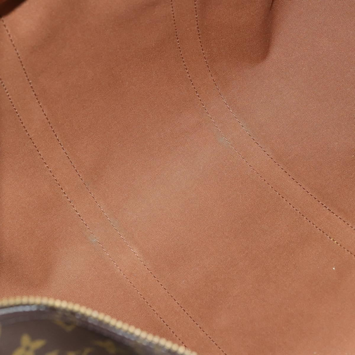Louis Vuitton Keepall Bag Monogram Canvas Brown Canvas Travel Bag Bag (Pre-Owned)