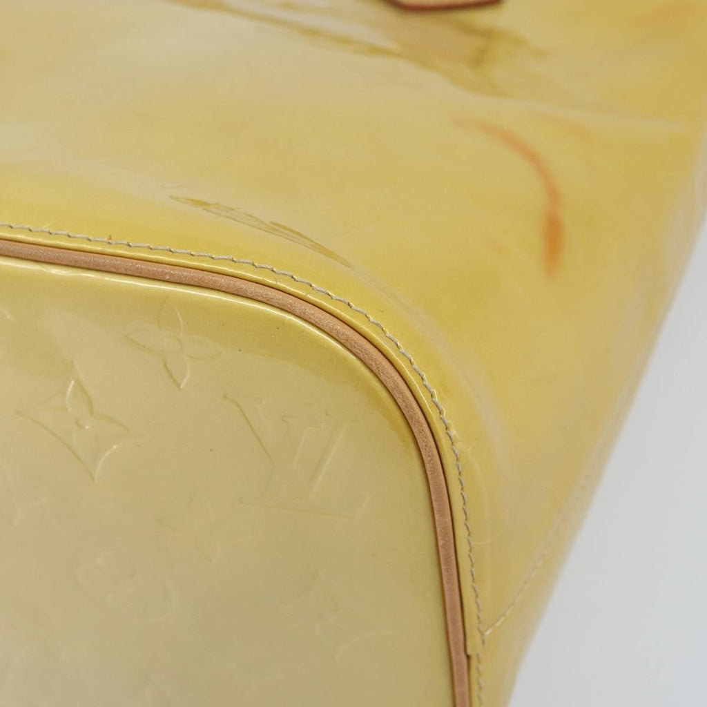 Louis Vuitton Houston Handbag Monogram Vernis Beige Patent_Leather Tote Bag Bag (Pre-Owned)