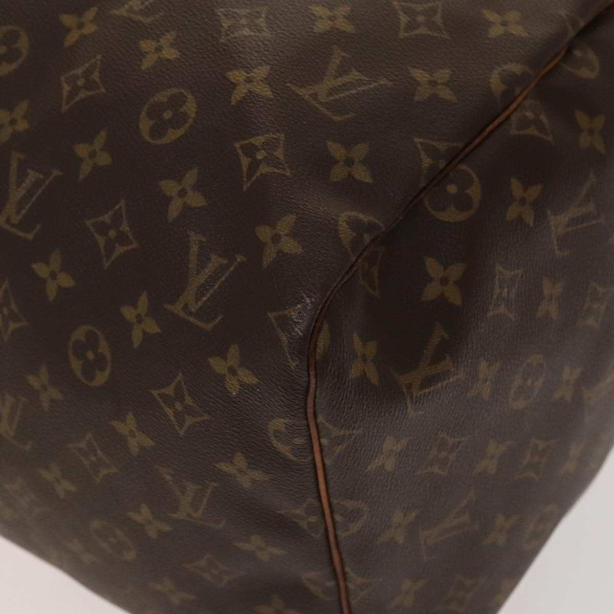Louis Vuitton Keepall Bag Monogram Canvas Brown Canvas Travel Bag Bag (Pre-Owned)
