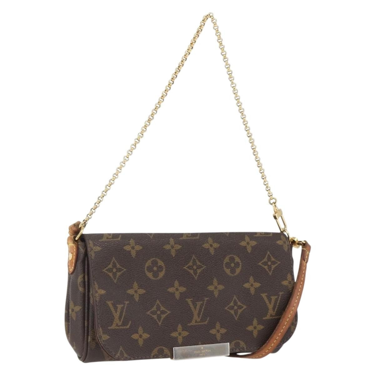Louis Vuitton Favorite Handbag Monogram Canvas Brown Canvas Shoulder Bag Bag (Pre-Owned)