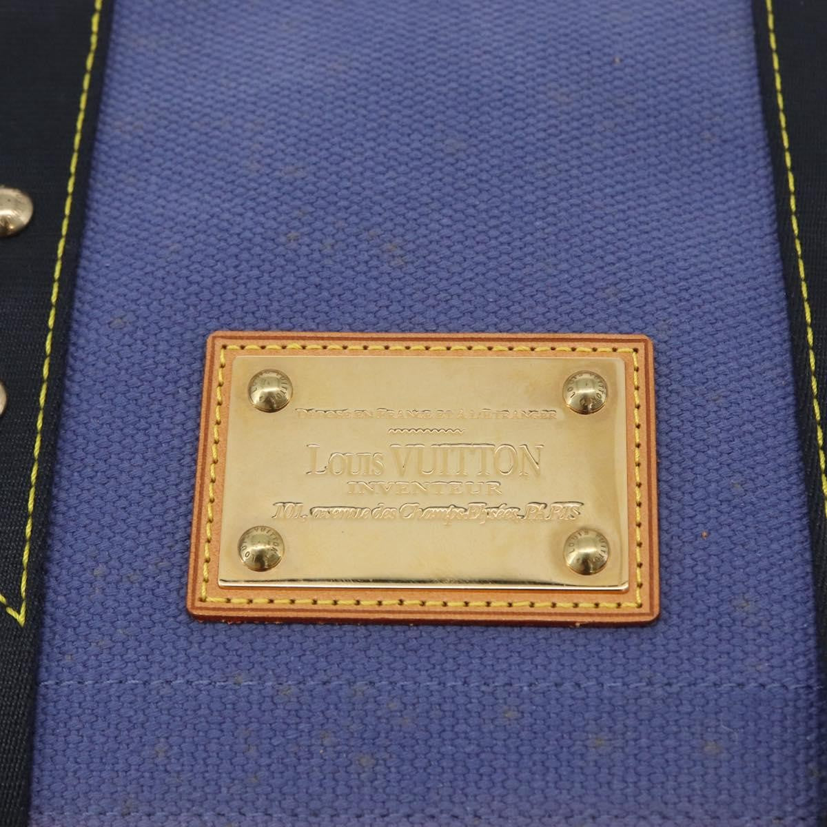 Louis Vuitton Antigua Besace Messenger Bag Canvas Blue Canvas Shoulder Bag Bag (Pre-Owned)