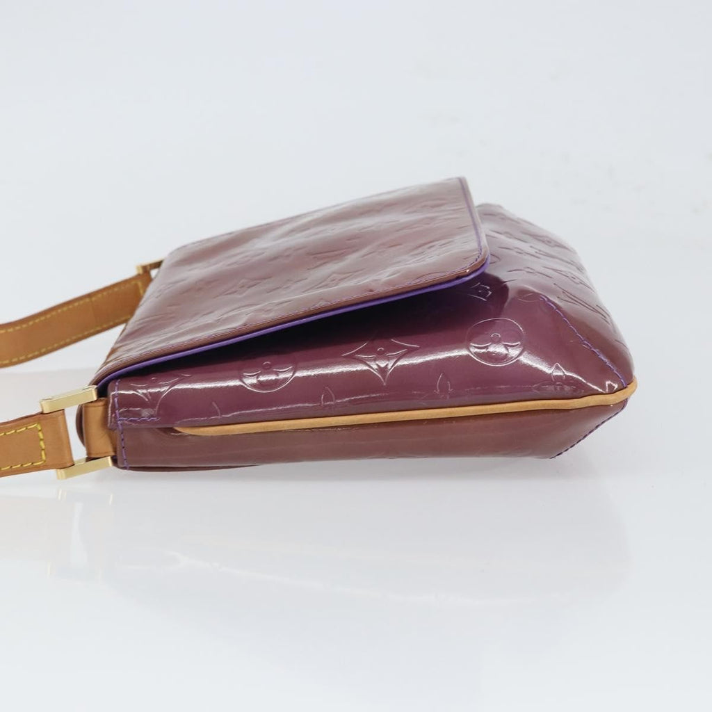 Louis Vuitton Thompson Street Handbag Monogram Vernis Purple Patent_Leather Shoulder Bag Bag (Pre-Owned)