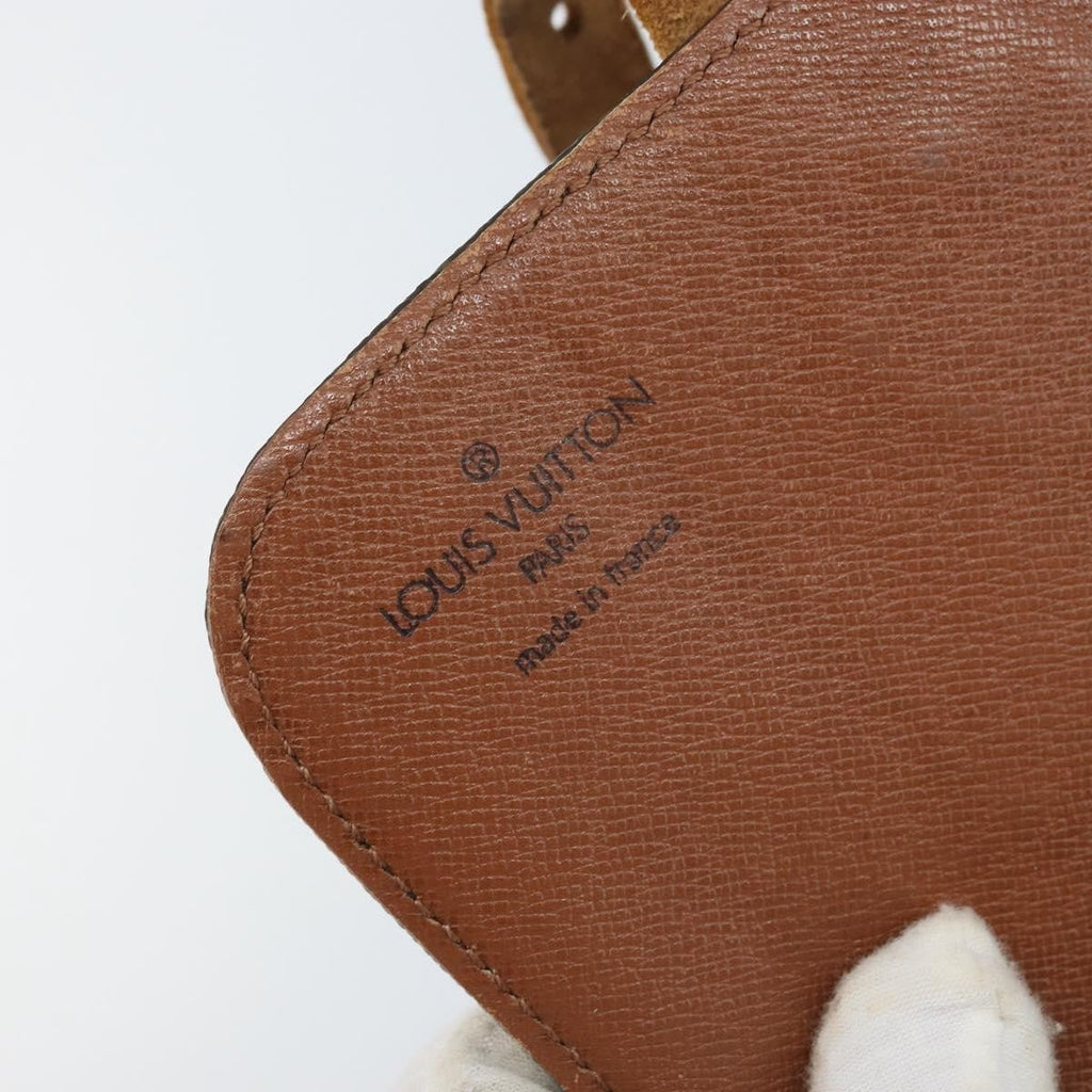 Louis Vuitton Cartouchiere Handbag Monogram Canvas Brown Canvas Shoulder Bag Bag (Pre-Owned)