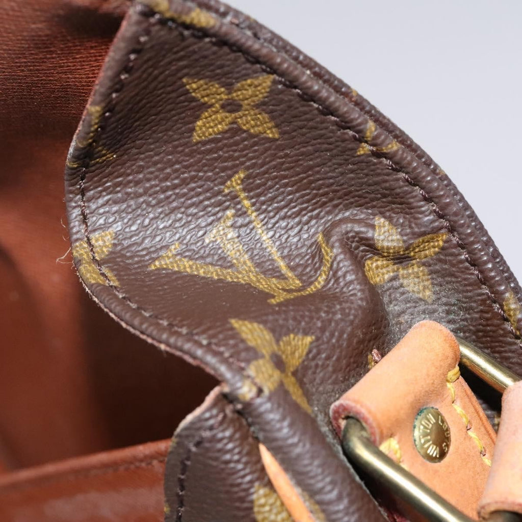 Louis Vuitton Cartouchiere Handbag Monogram Canvas Brown Canvas Shoulder Bag Bag (Pre-Owned)