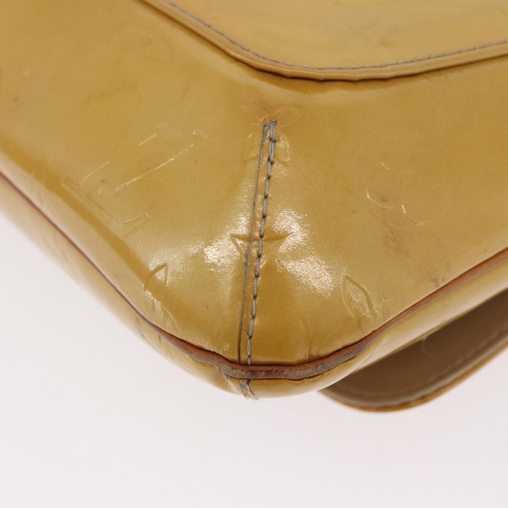 Louis Vuitton Thompson Street Handbag Monogram Vernis Beige Patent_Leather Shoulder Bag Bag (Pre-Owned)