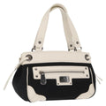 Burberry Vintage Handbag Canvas Black Canvas Handbag (Pre-Owned)