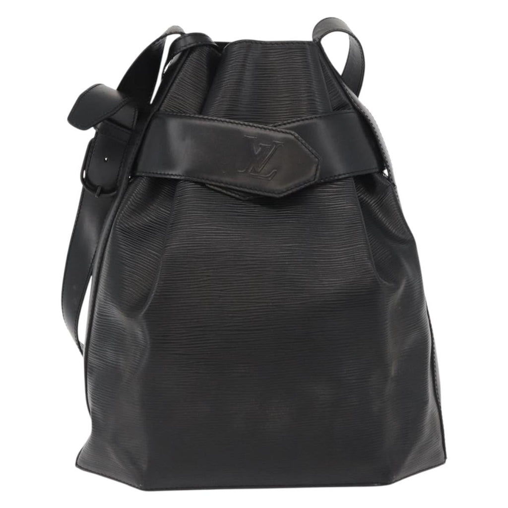 Louis Vuitton Vintage Sac D'epaule Handbag Epi Leather Black Leather Shoulder Bag Bag (Pre-Owned)