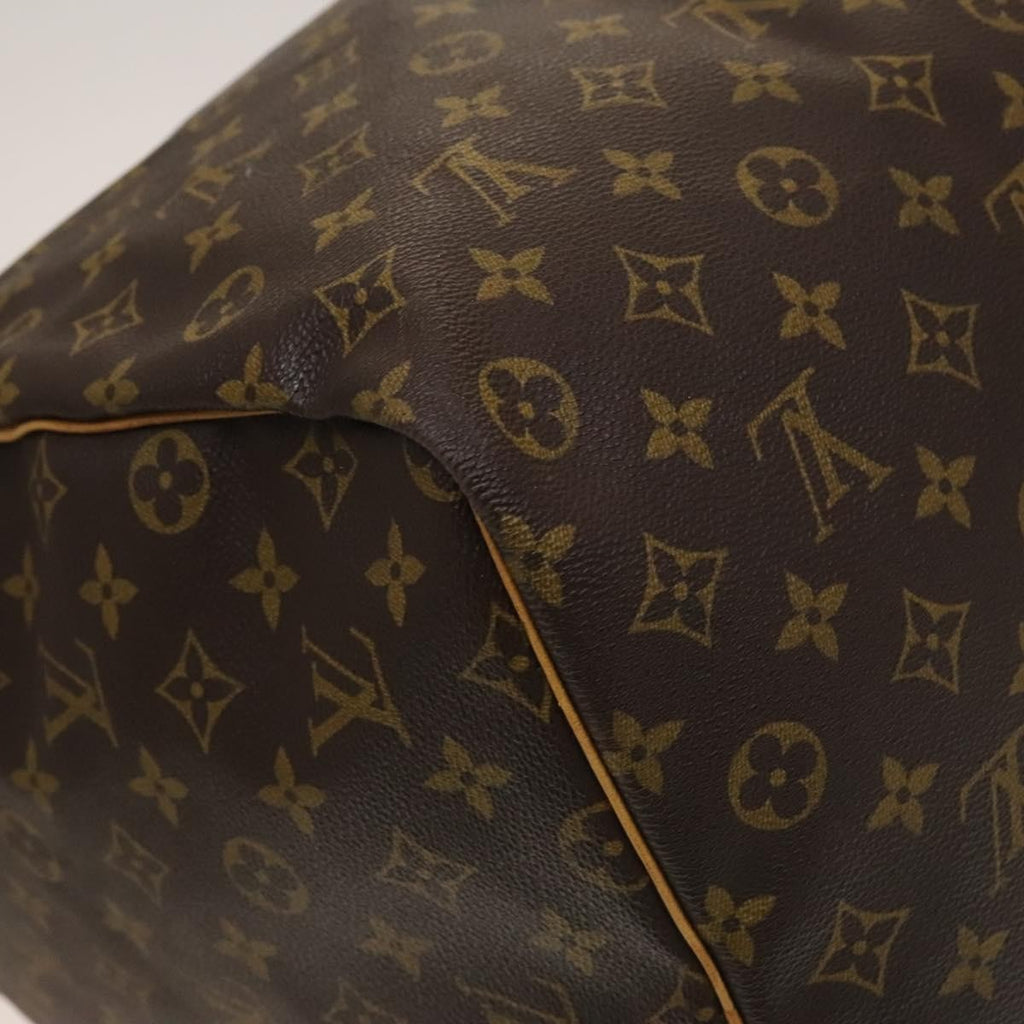 Louis Vuitton Keepall Bag Monogram Canvas Brown Canvas Travel Bag Bag (Pre-Owned)
