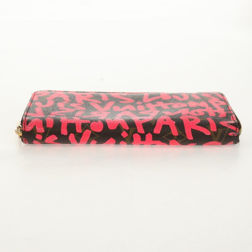 Louis Vuitton Zippy Wallet Canvas Pink Canvas Wallets Accessory (Pre-Owned)
