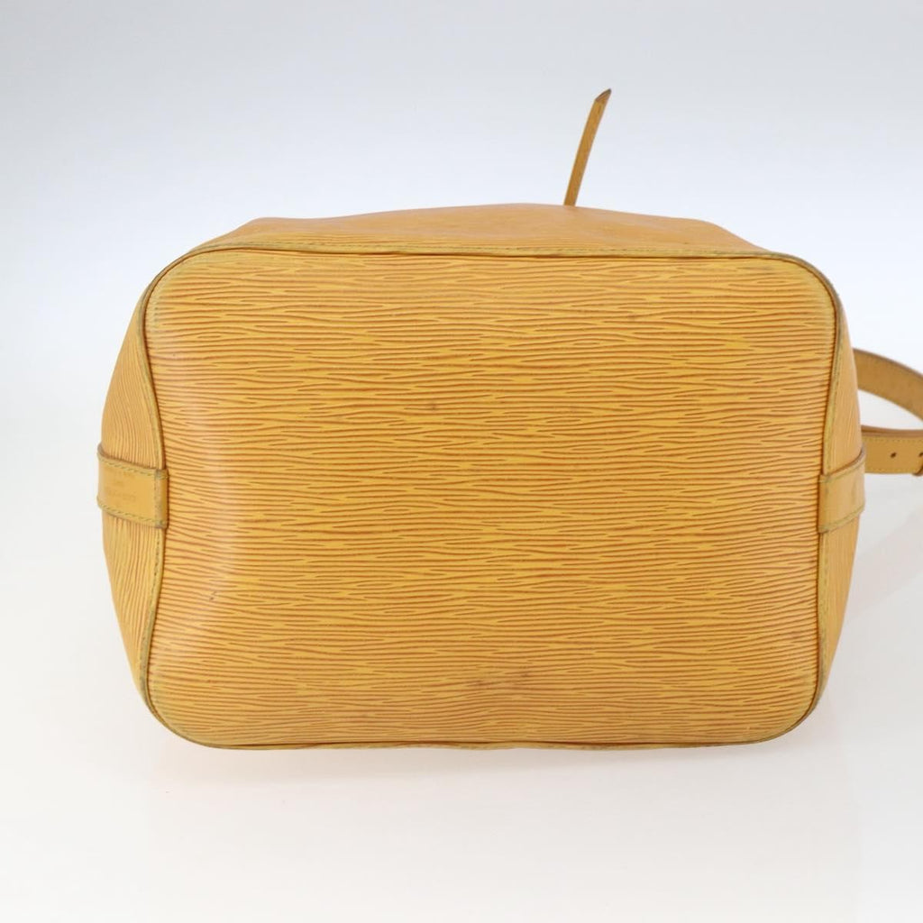 Louis Vuitton Petit Noe Handbag Epi Leather Yellow Leather Shoulder Bag Bag (Pre-Owned)