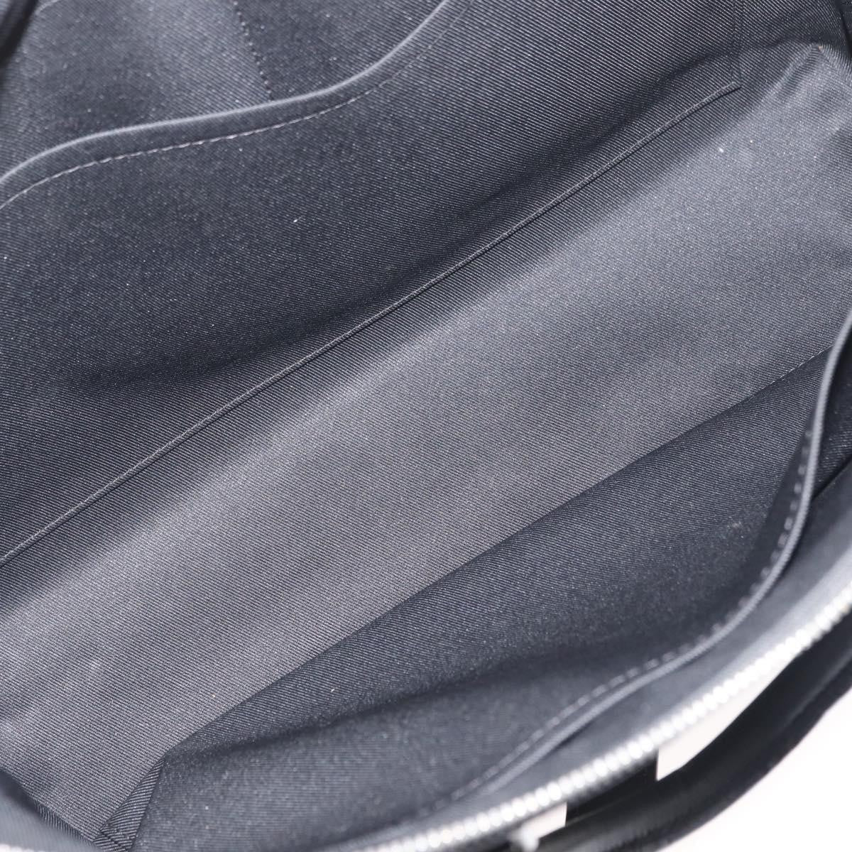 Louis Vuitton Avenue Soft Briefcase Damier Infini Leather Black Leather Briefcase Bag (Pre-Owned)